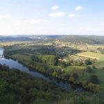 View of Dordogne valley